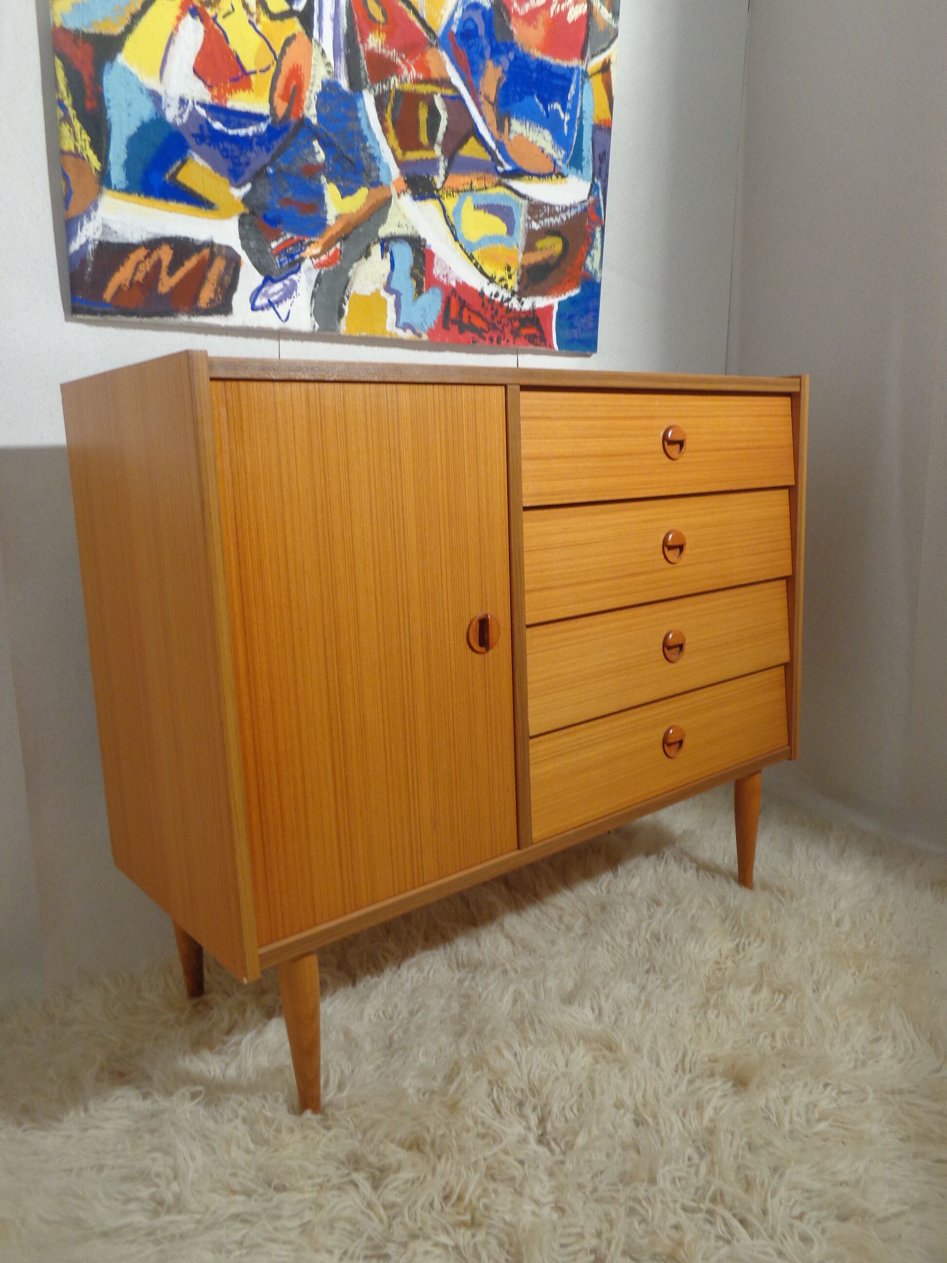 Scandinavian vintage dresser from the 60s