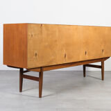 Midcentury Teak Sideboard, Norway, 1960s, Gustav Bahus Style, Fully Restore