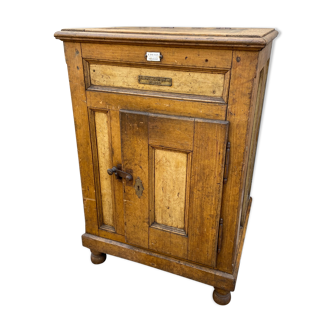 Glacière frigidaire en bois sapin epoque 1900