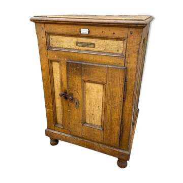 Glacière frigidaire en bois sapin epoque 1900