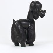 Charming figurine sculpture of a poodle dog by Leopold Anzengruber, Austria, 1950s.