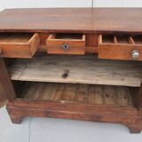 Chest 3 drawers, 2 doors in solid oak