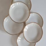 Set of 6 porcelain plates