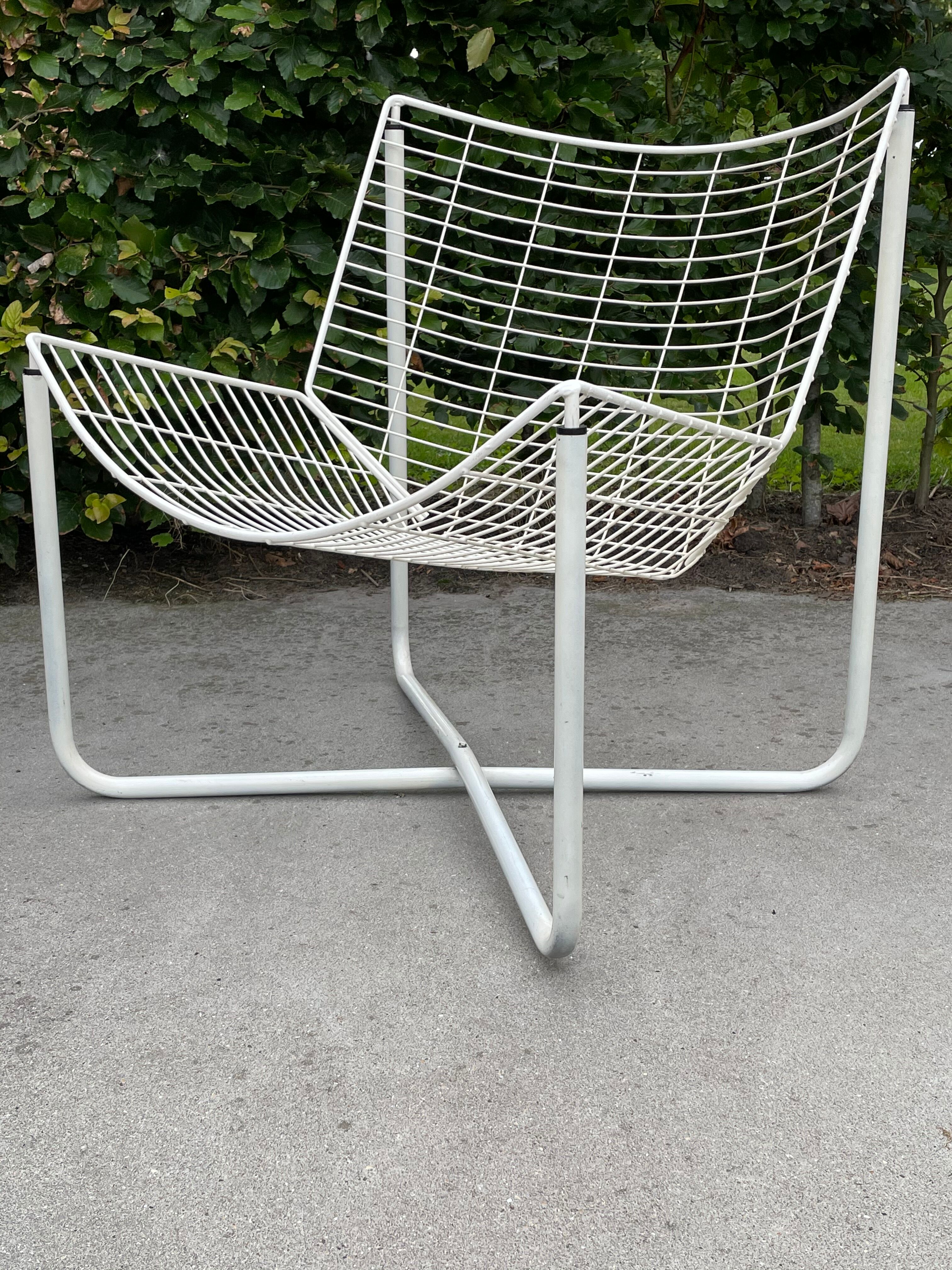 Vintage Niels Gammelgaard Jarpen chair white Ikea