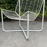 Vintage Niels Gammelgaard Jarpen chair white Ikea