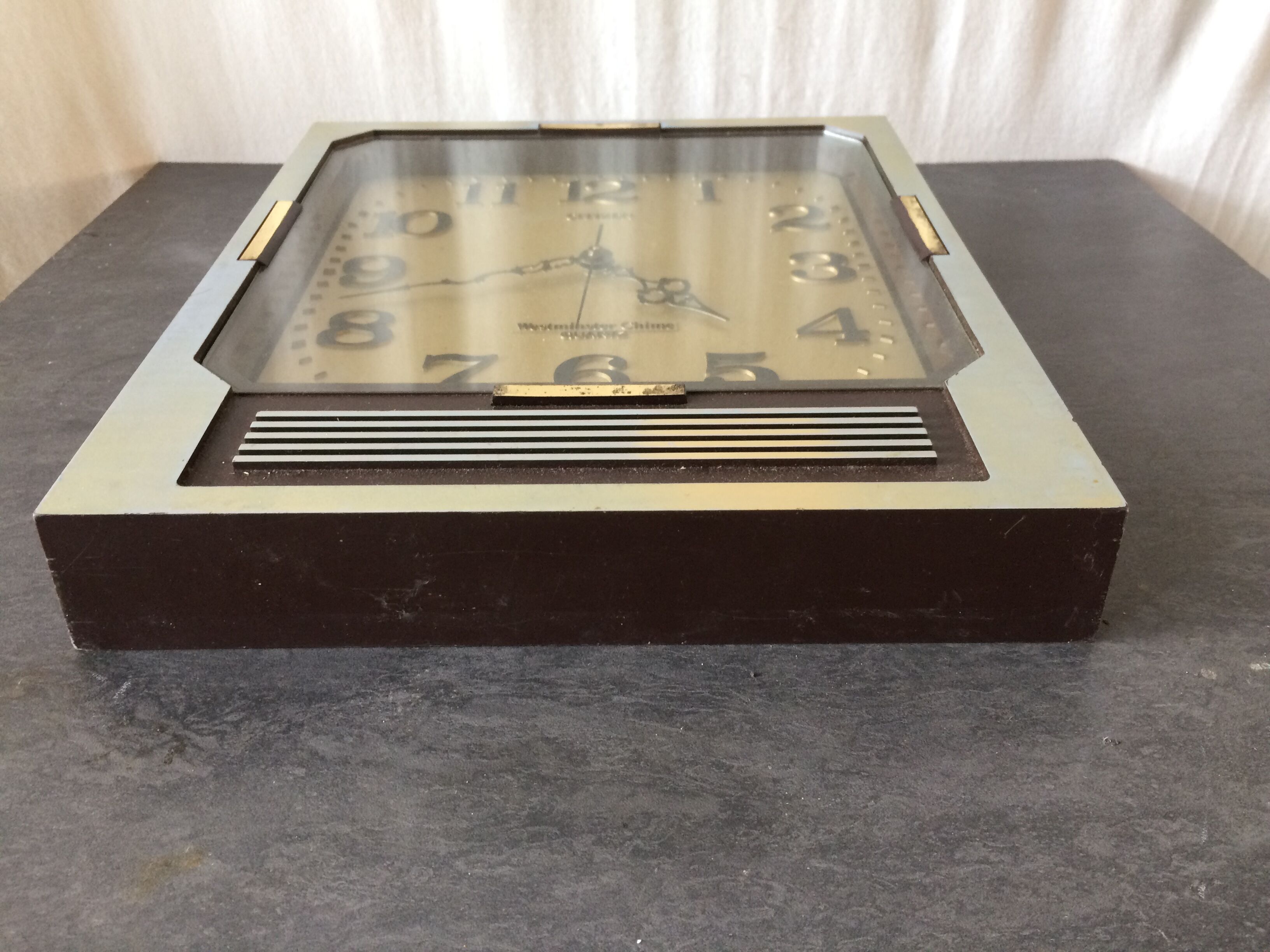Old clock pendulum Citizen Westminster chime 70s vintage