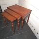 Nest of tables in cherry wood