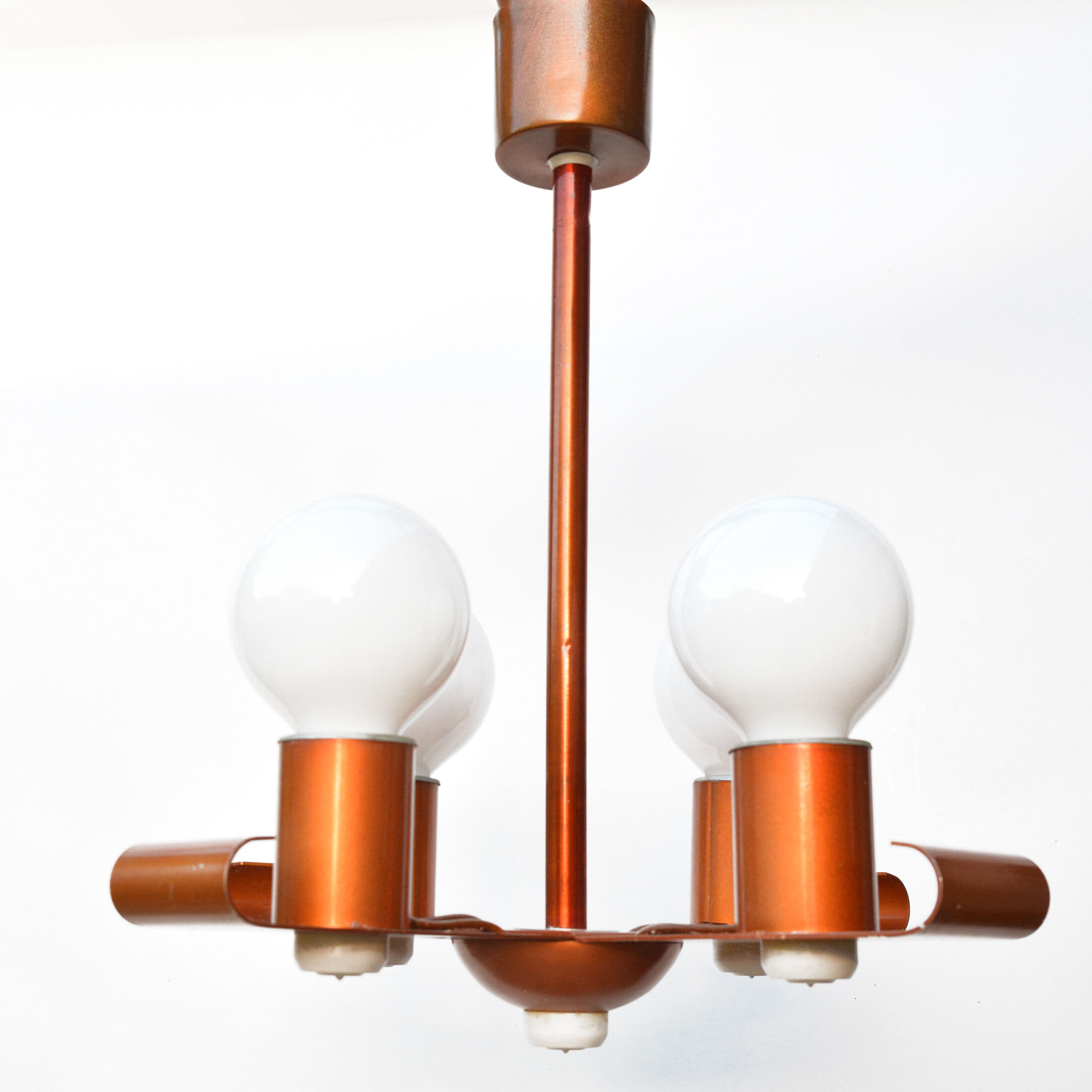 Chandelier type Z-1005/4, Elektrotechniczna Spółdzielnia Inwalidów Rencista, Poland, 1970s