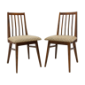 2 chaises de salle à manger, années 1960