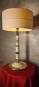 solid brass living room lamp signed 71x40 Spain in very good condition