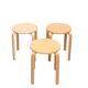 Tabourets Ikea Frosta ensemble de trois années 1980