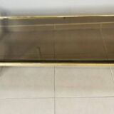 Hollywood Regency Style Chrome Coffee Table