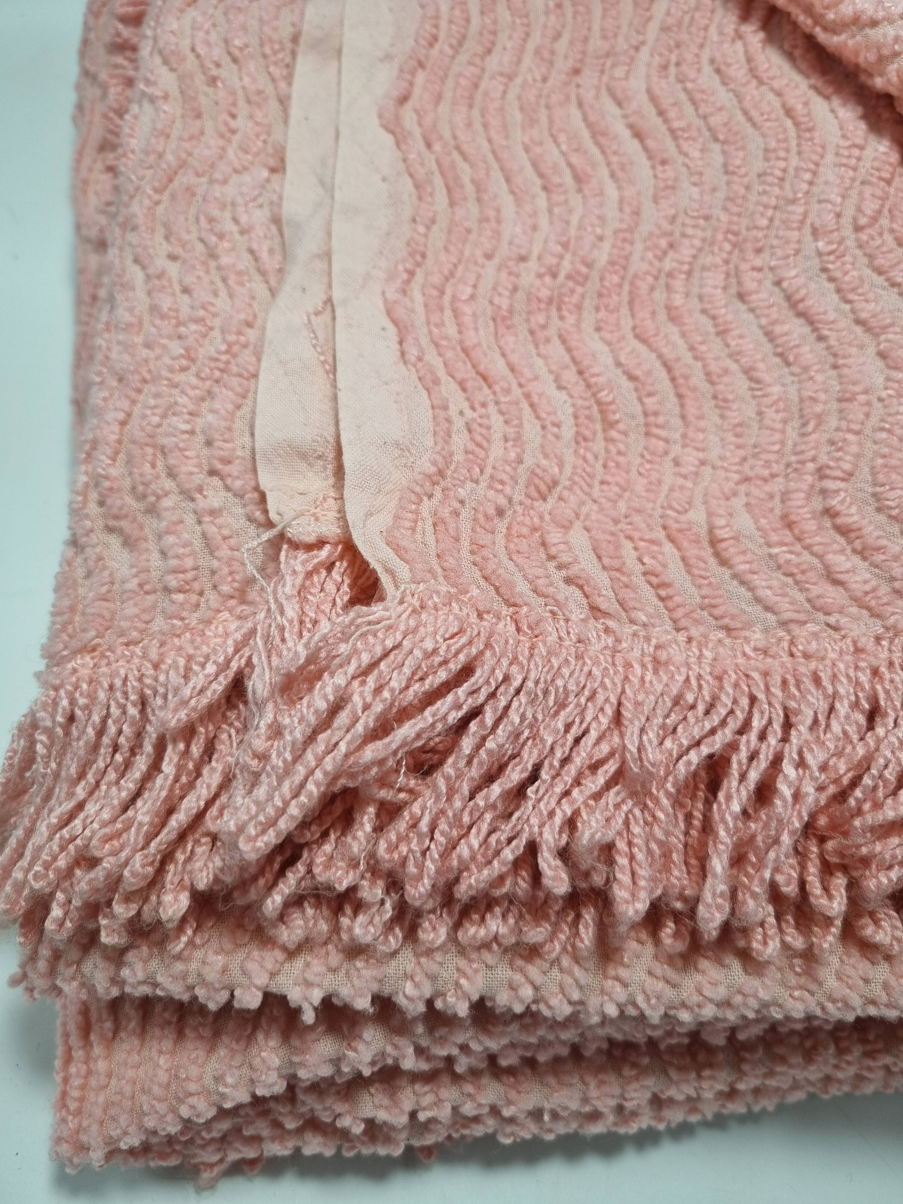 Couvre-lit chenille vintage