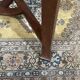 Art Nouveau dining table in mahogany in the style of Gustave Serrurier-Bovy.