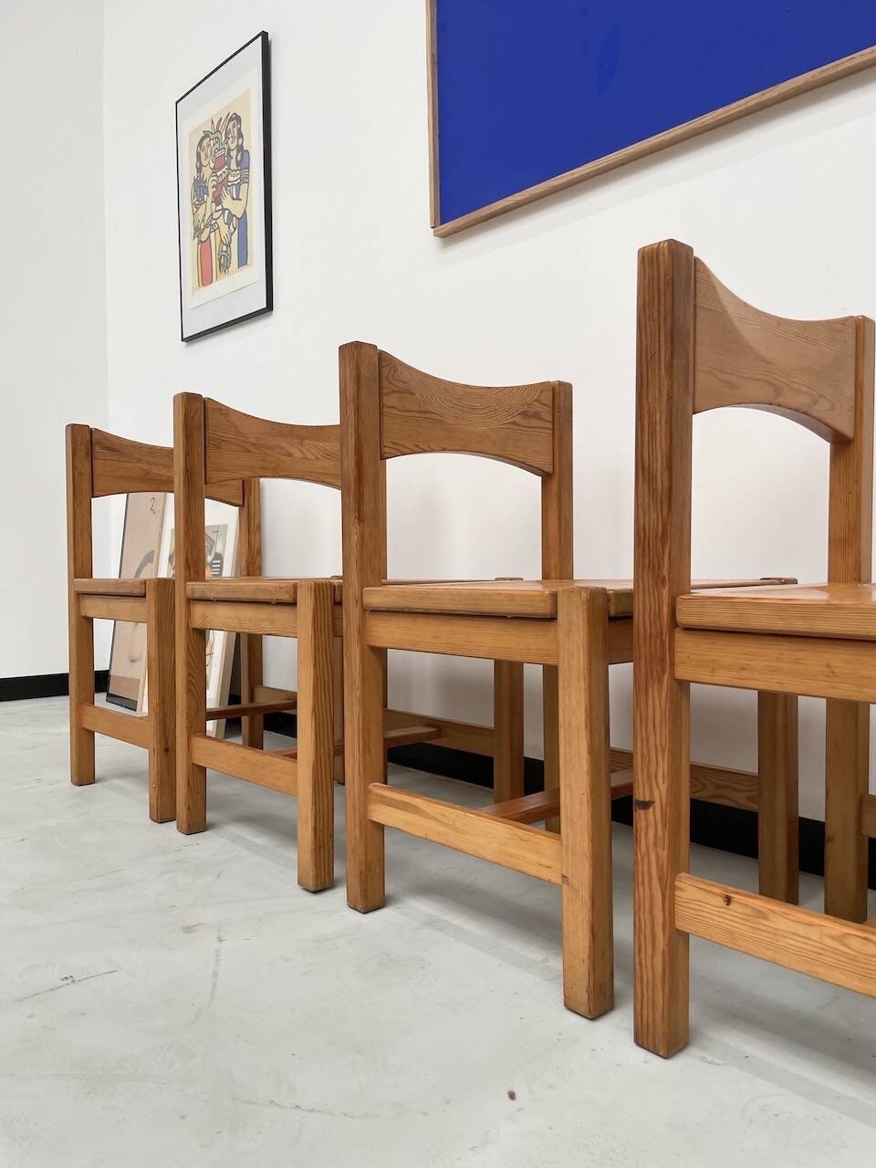 Table pin et chaises « hongisto » Ilmari Tapiovaara