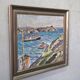 Torsten Torstenson (1901-1974), Swedish Modern Painting, 1950s, Oil on Canvas, Framed