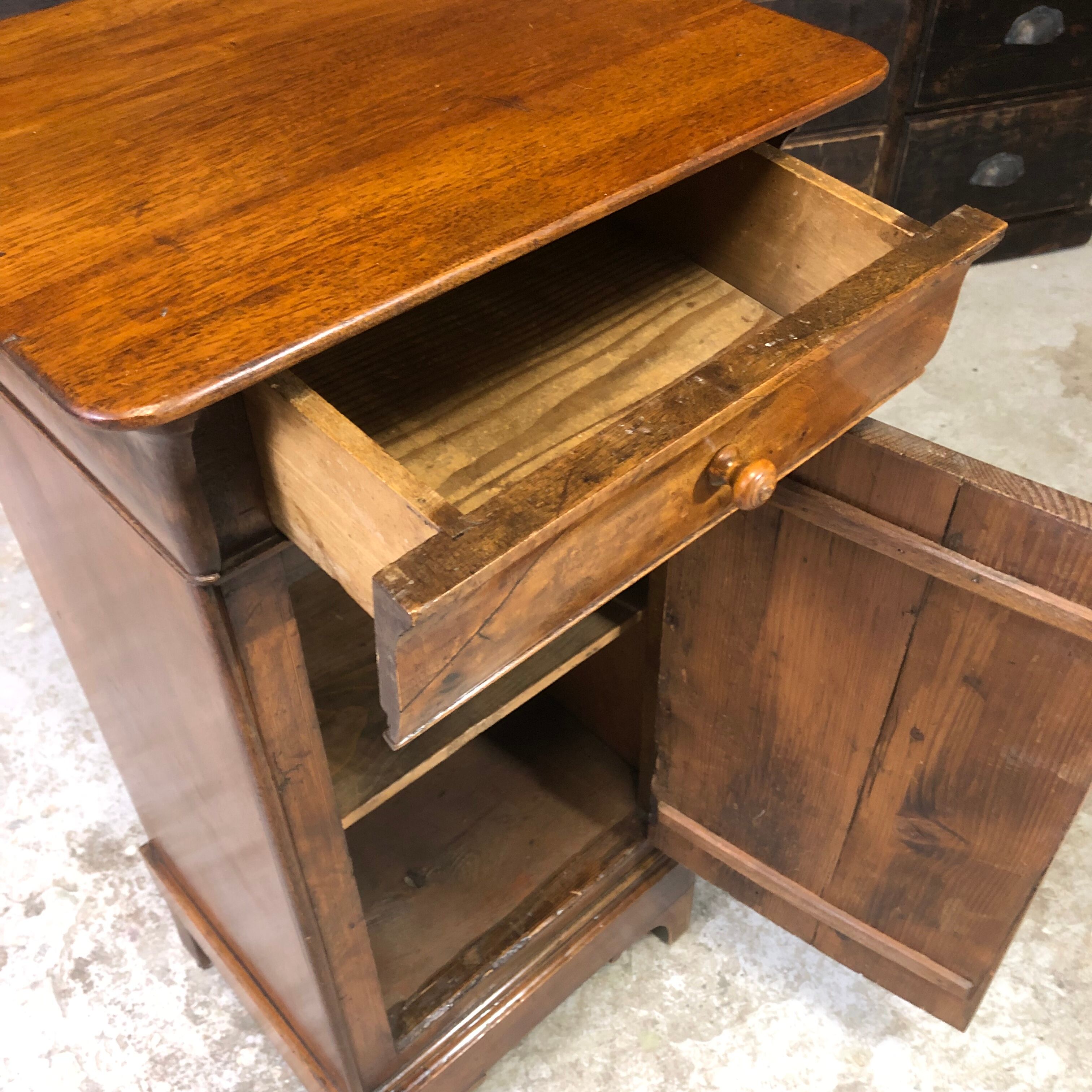 Louis Philippe wooden bedside table