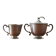 Vintage Creamer and Sugar Bowl by Edvin Ollers, 1920, Set of 2