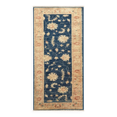 Afghan Chobi Ziegler hand-knotted rug: 200 x 75 cm - Made of wool