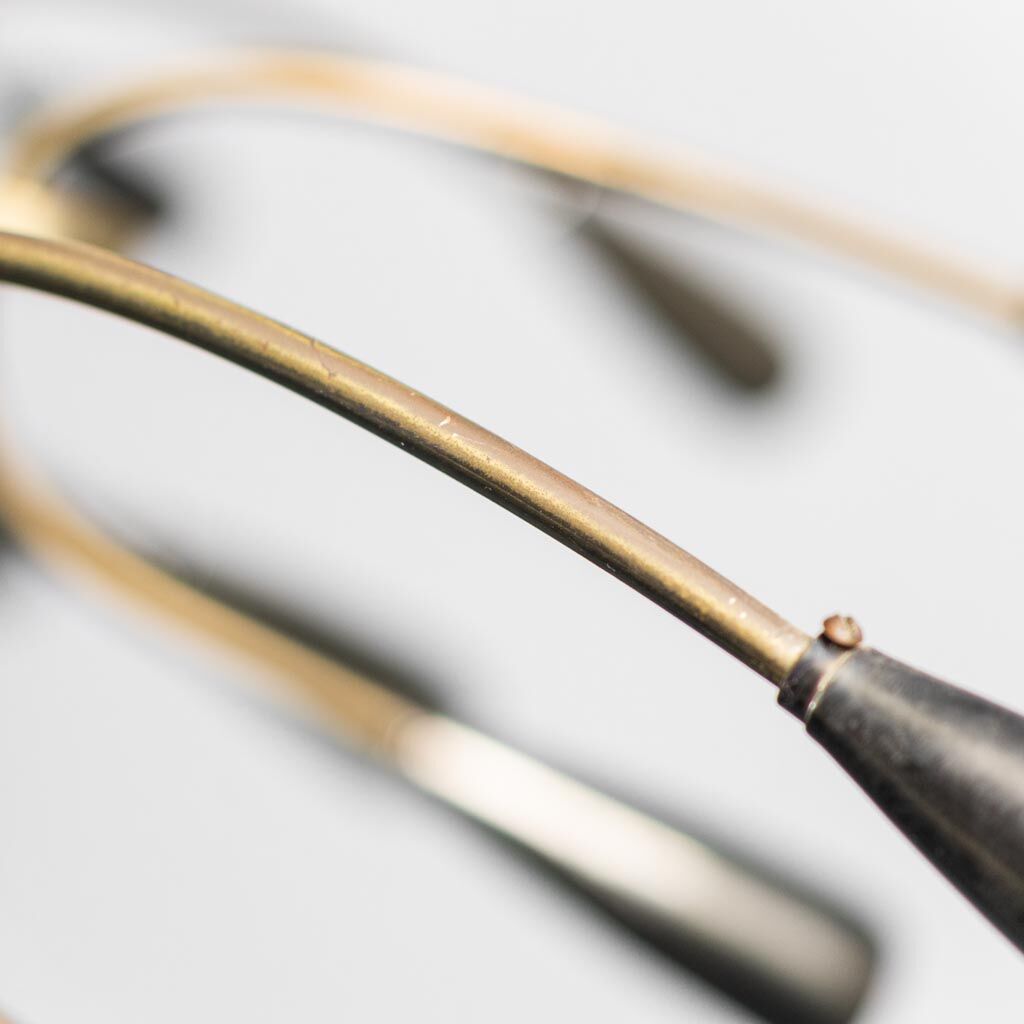 Vintage 1950s modern antique 24-light brass chandelier