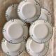 7 flat plates St Amand ironstone model 418