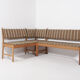 Bench in 3 elements and pair of chairs by Kurt Østervig for KP Møbler Denmark 1960