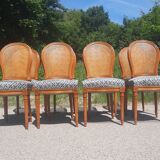 Set of 8 Louis XV style chairs
