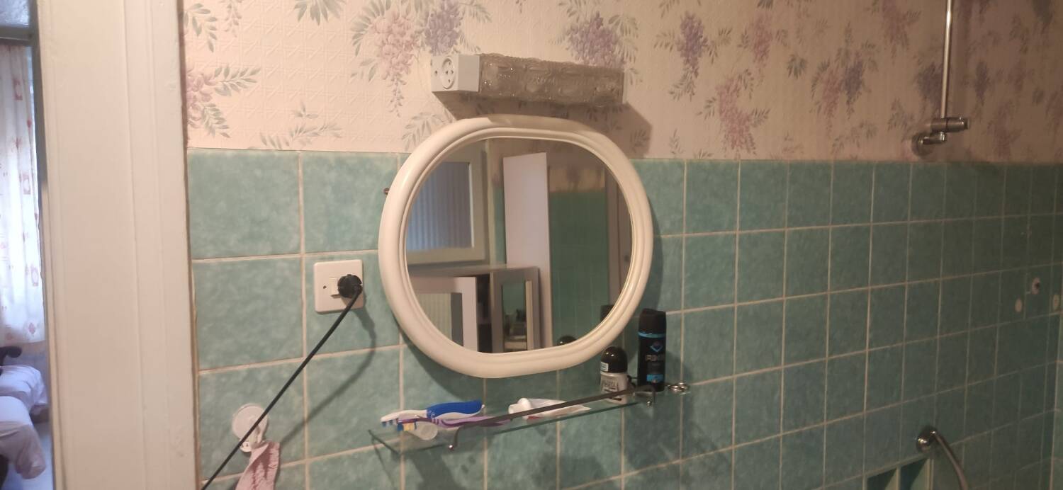 White PVC mirror - from the film "Their children after them"