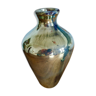 Rambervillers flaming sandstone vase