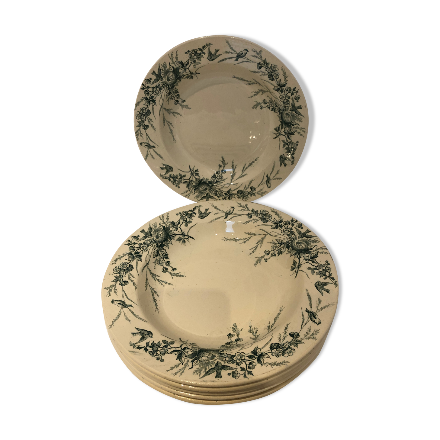 6 hollow plates Linotte iron land