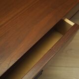 Walnut lowboard, Danish design, 1970s, manufactured in Denmark