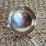 Punch ladle, cocktail, in silver-plated cherry metal.