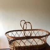 Rattan bassinet