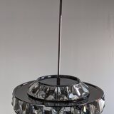 Crystal saucer chandelier by Kinkeldey, 1960s-70s
