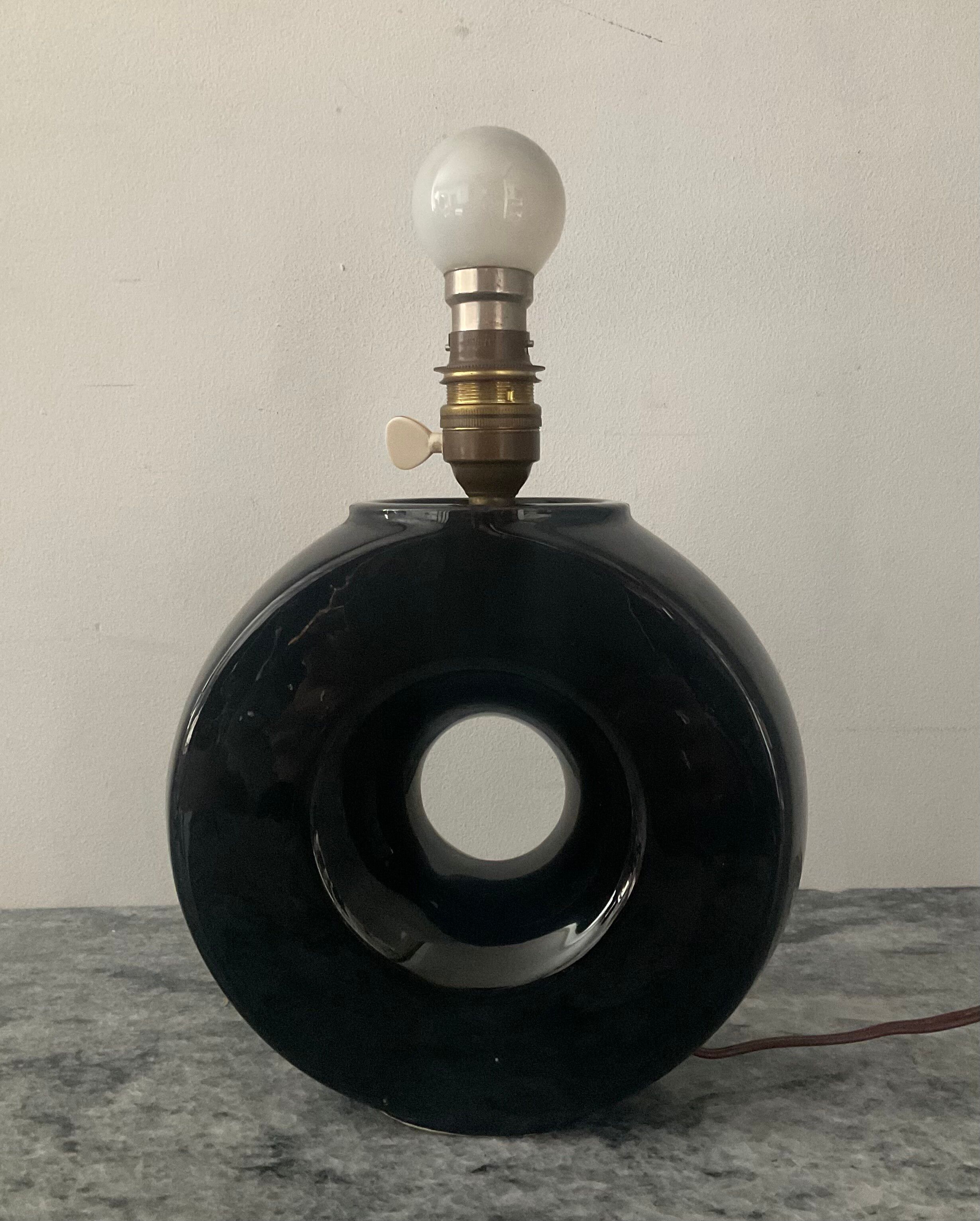 Vintage 1960s ceramic lamp base