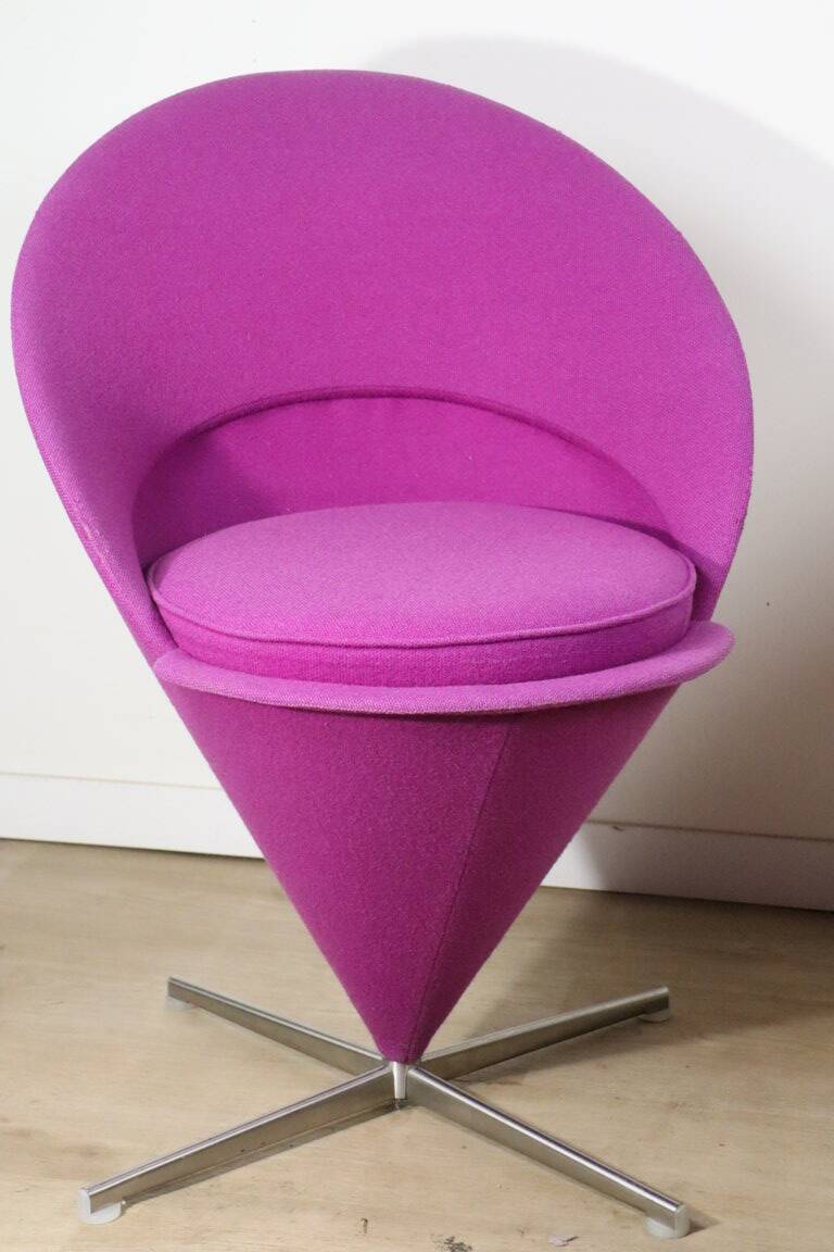 Pair of Verner Panton “Cone Chair” model chairs, Vitra edition