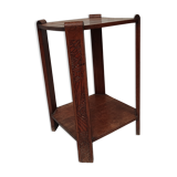 Pedestal table art deco side cabinet