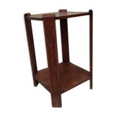 Pedestal table art deco side cabinet