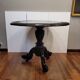 Table basse, bois de padouk sculpté dragons, anglo-indienne, XIXe siècle – Inde