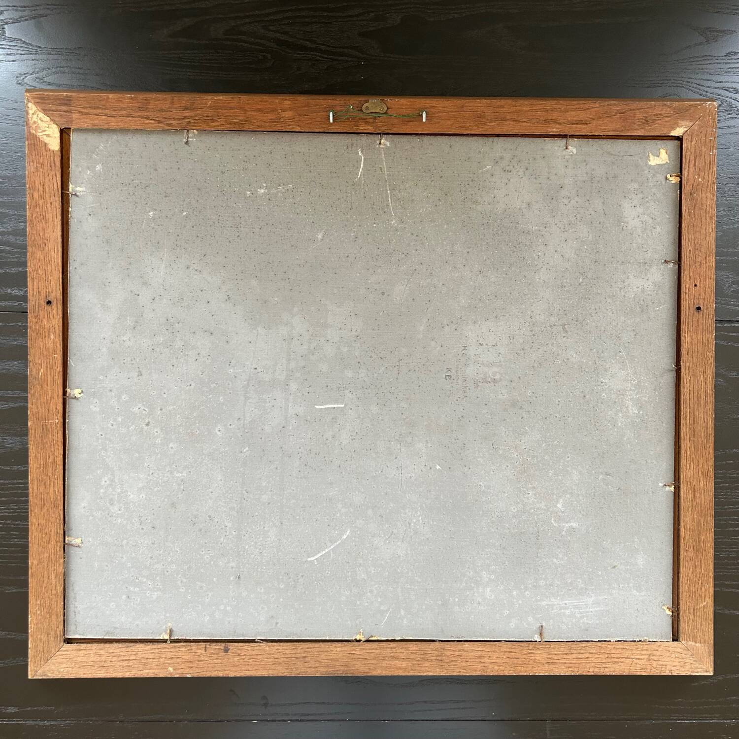 Large old signed painting