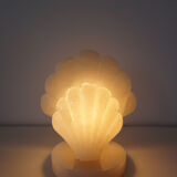 Alabaster shell lamp