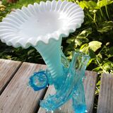 Tripod vase opaline branches