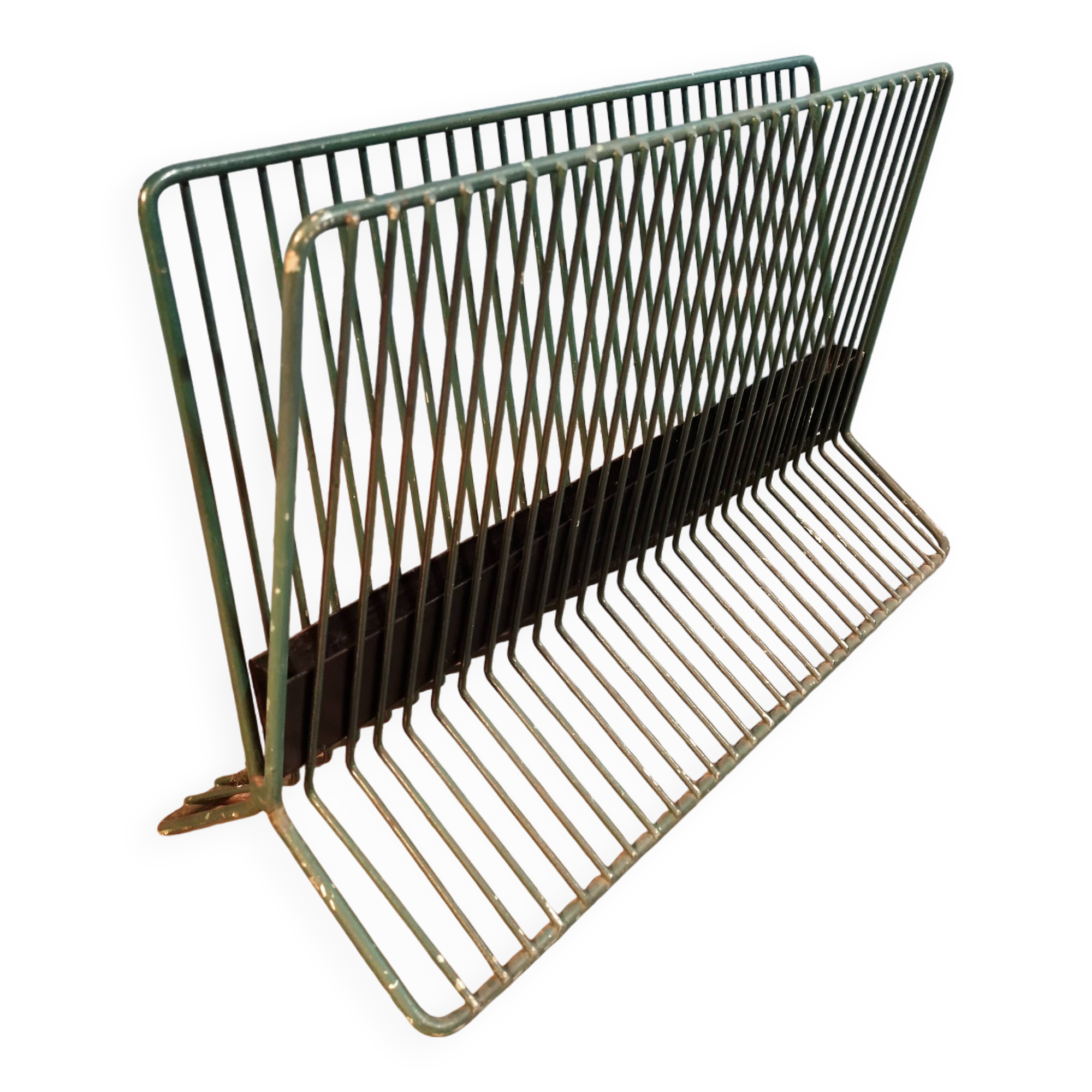 1950s metal magazine rack