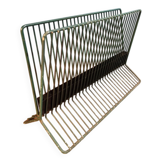 1950s metal magazine rack