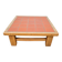 Brutalist Oak Coffee Table with Terracotta Tiles, 1950s