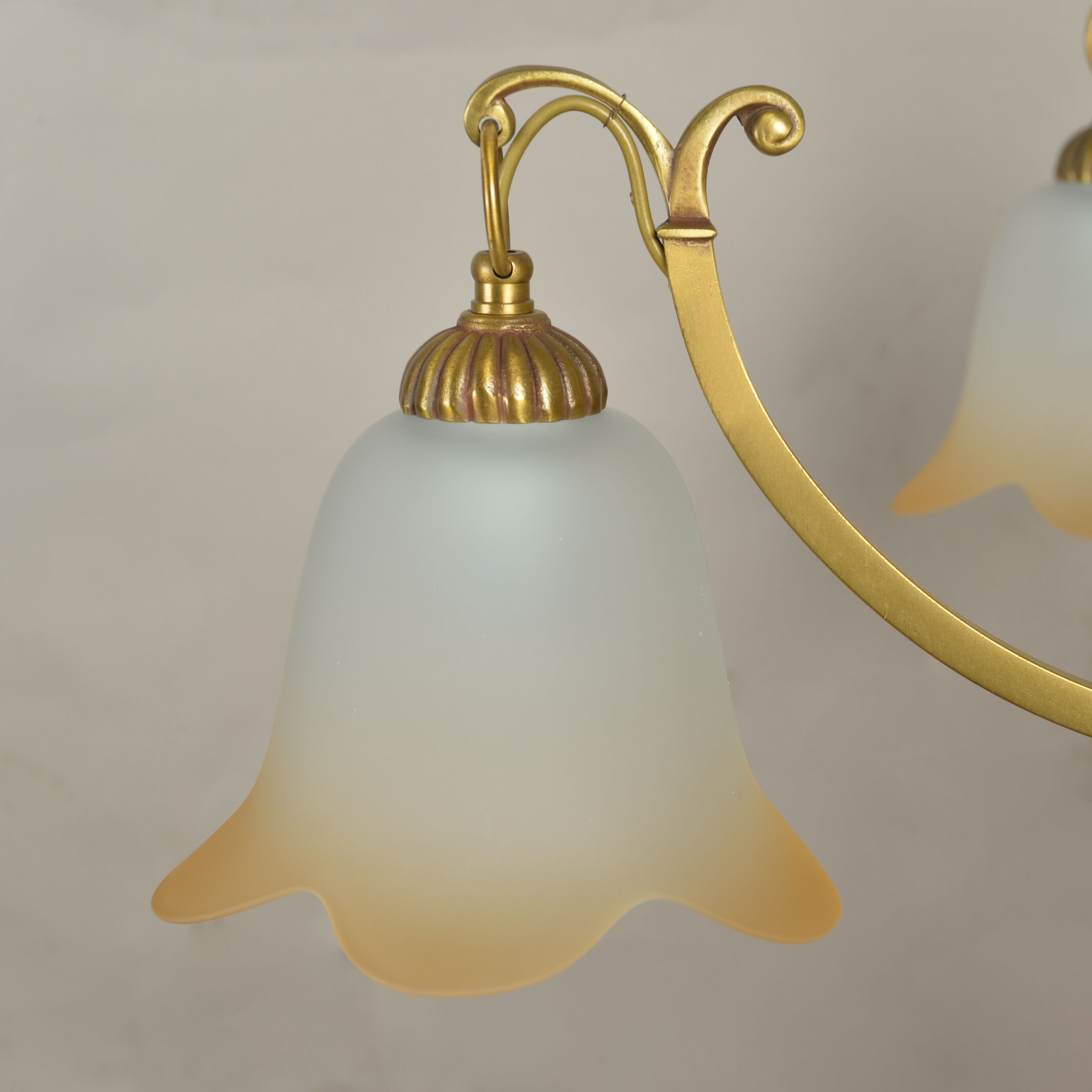 Gilded bronze chandelier