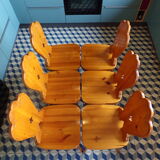 Suite 6 mountain chairs in pine