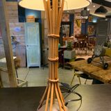 Vintage rattan lamp