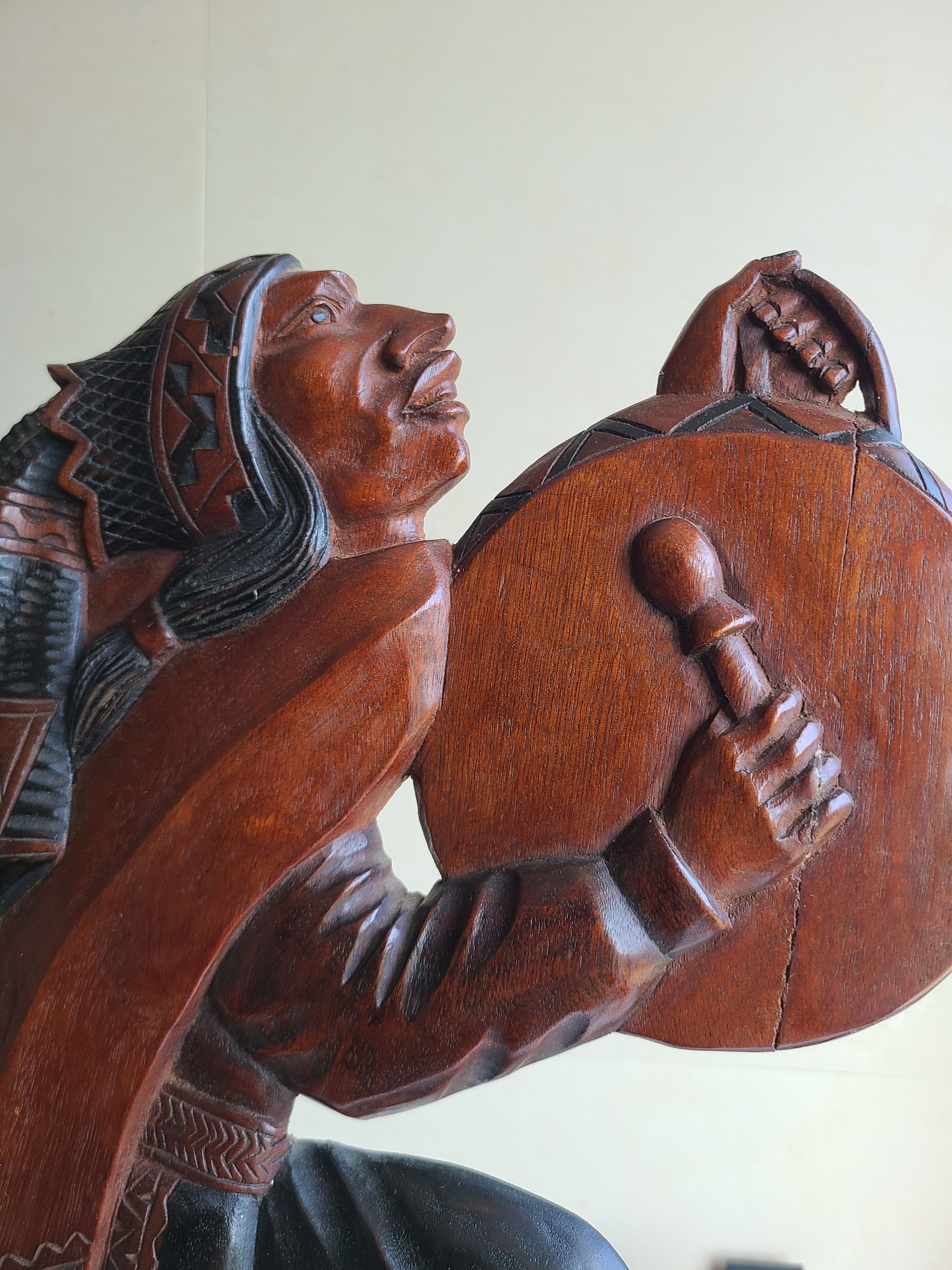 Set of 2 wooden plaques Bolivia