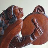 Set of 2 wooden plaques Bolivia